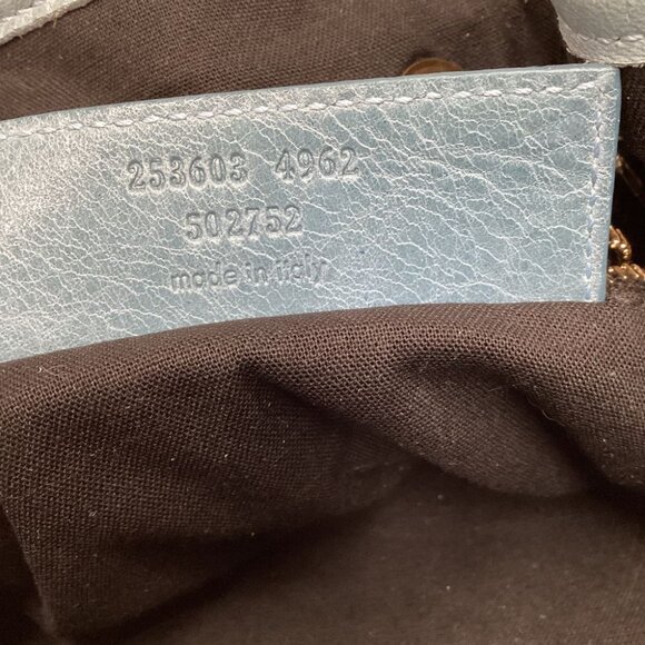 BALENCIAGA MINI BUCKET BAG BLUE - Picture 9 of 9